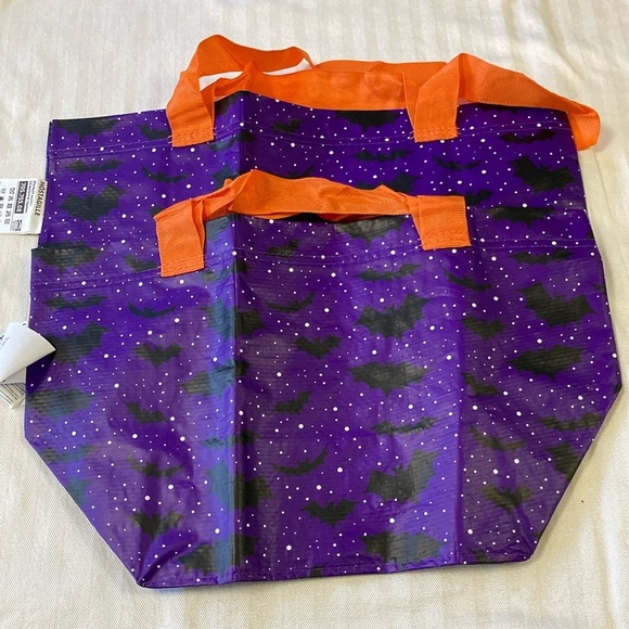 IKEA HOSTAGILLE NWT 2  totes with bats - Picture 2 of 3